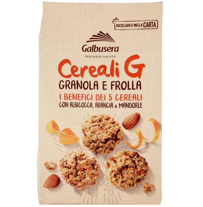 BISC.GALBUSERA CEREALI G GRANOLA&FRUTTA GR300     