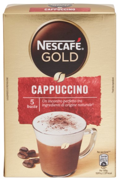 NESCAFE' CAPPUCCINO NESTLE' GR.70(GR.14X5BS)      