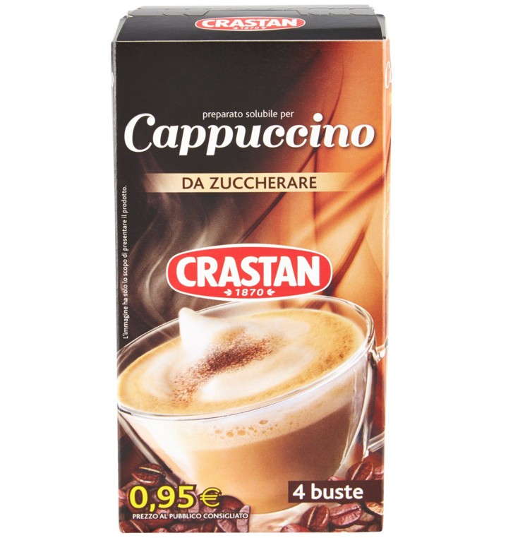 CAPPUCCINO CRASTAN GR.50X4BS DA ZUCCHERARE        