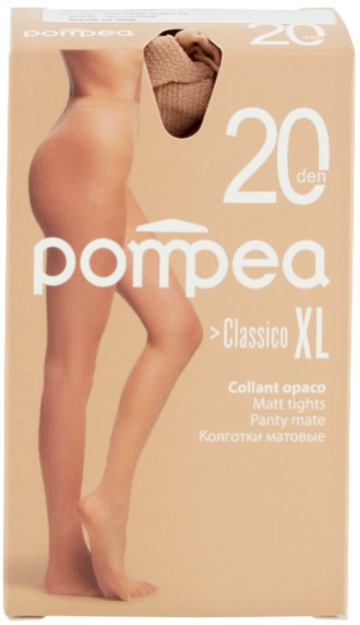 POMPEA COLLANT CLASSICO 20 XL POLVERE DORATA      