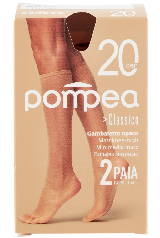 POMPEA GAMBALETTO CLASSICO 20X2 T.UNICA P.DORATA  