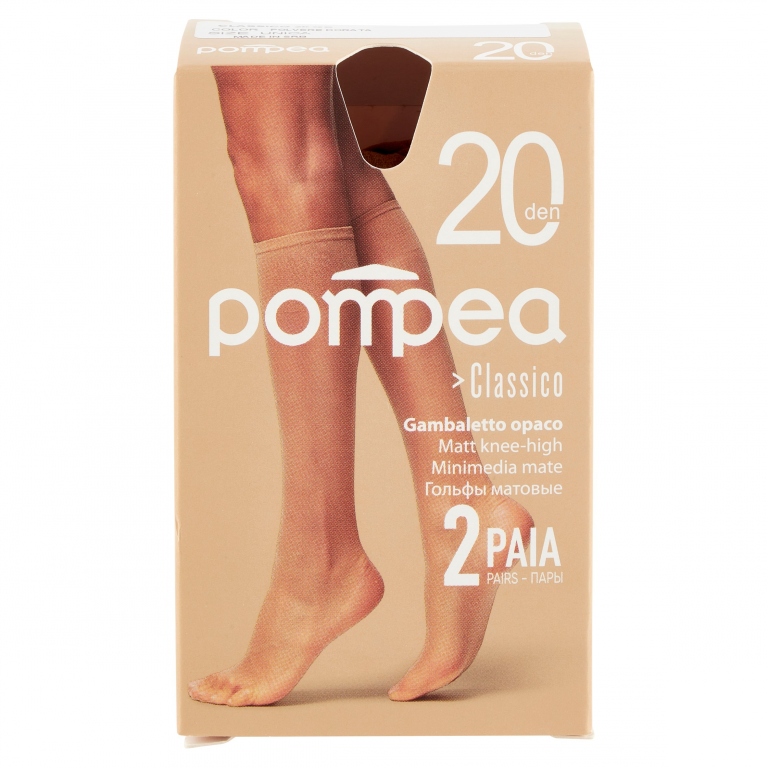 POMPEA GAMBALETTO CLASSICO 20X2 T.UNICA P.DORATA  