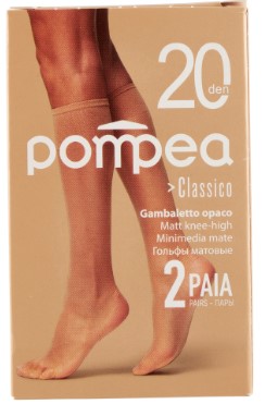 POMPEA GAMBALETTO 20X2 COMF.SIZE T.UNICA P.DORATA 