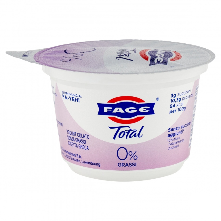 YOGURT GRECO TOTAL FAGE 0% GR.150                 