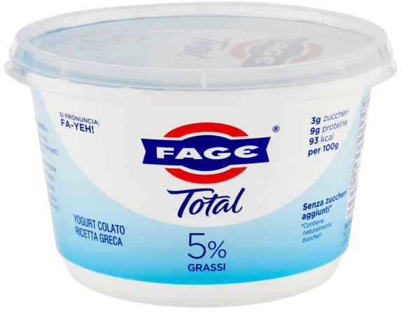 YOGURT GRECO TOTAL FAGE 5% GR.450                 