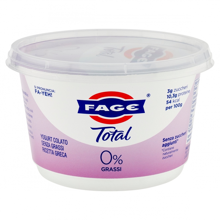 YOGURT GRECO TOTAL FAGE 0% GR.450                 