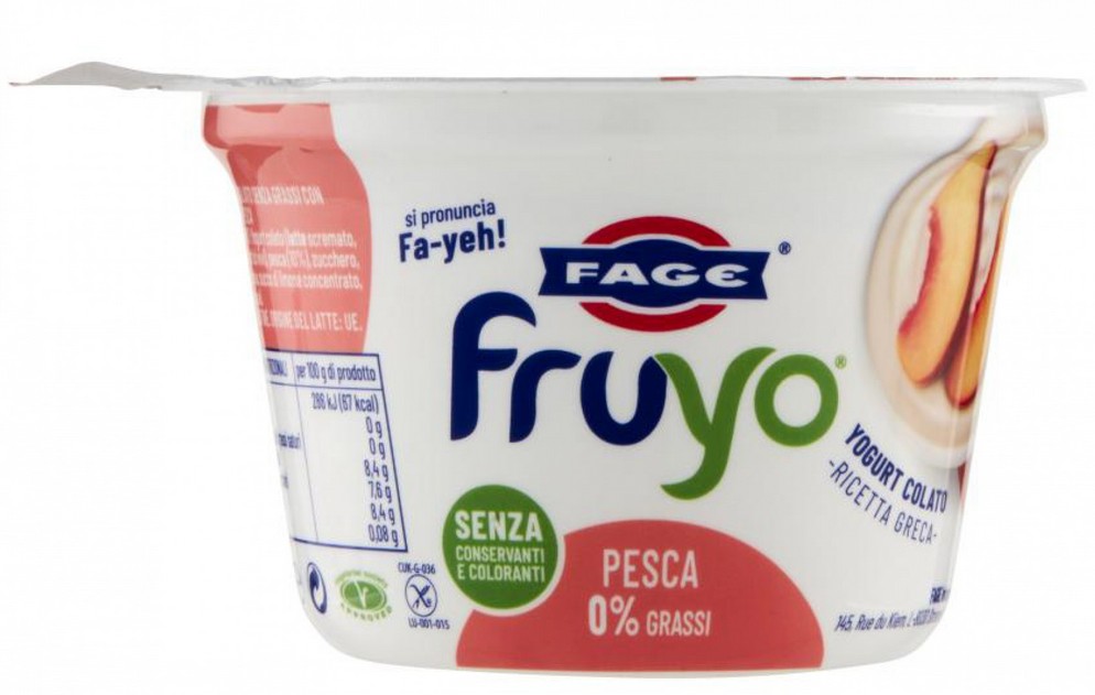 YOGURT GRECO TOTAL FRUYO PESCA GR.150 FAGE        