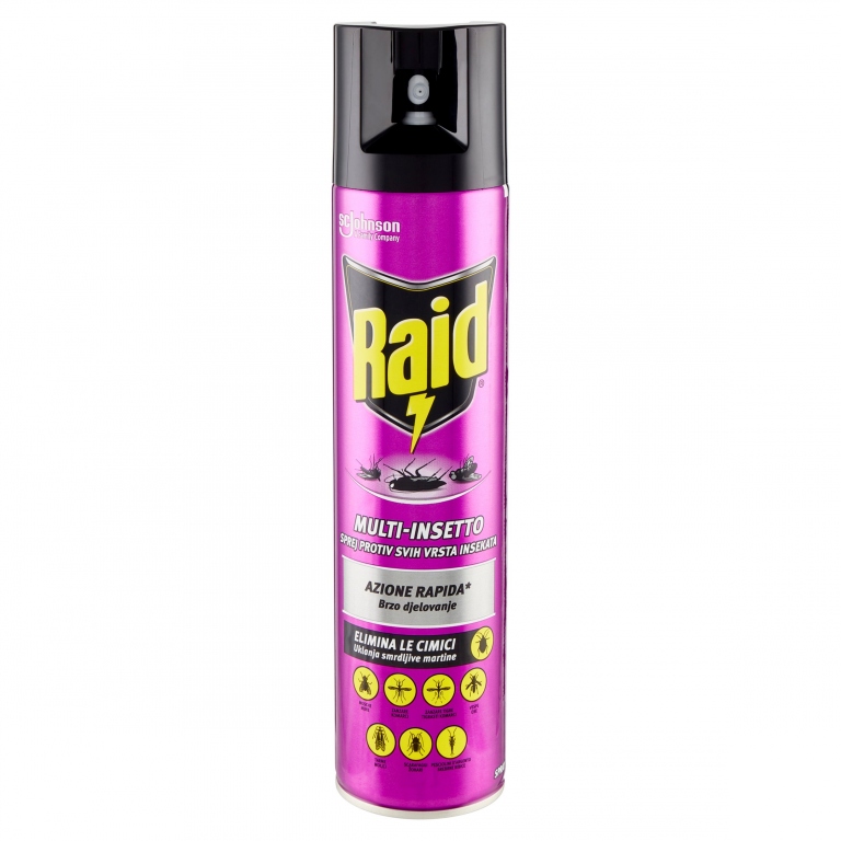RAID SPRAY MULTI INSETTO ML.400 NEW               