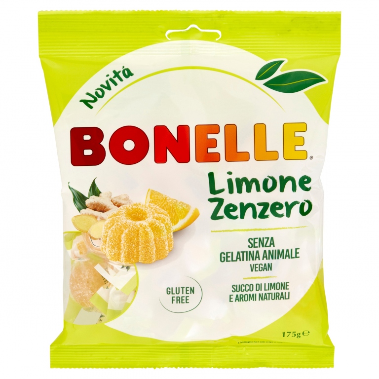 CARAMELLE BONELLE LIMONE E ZENZERO GR175          