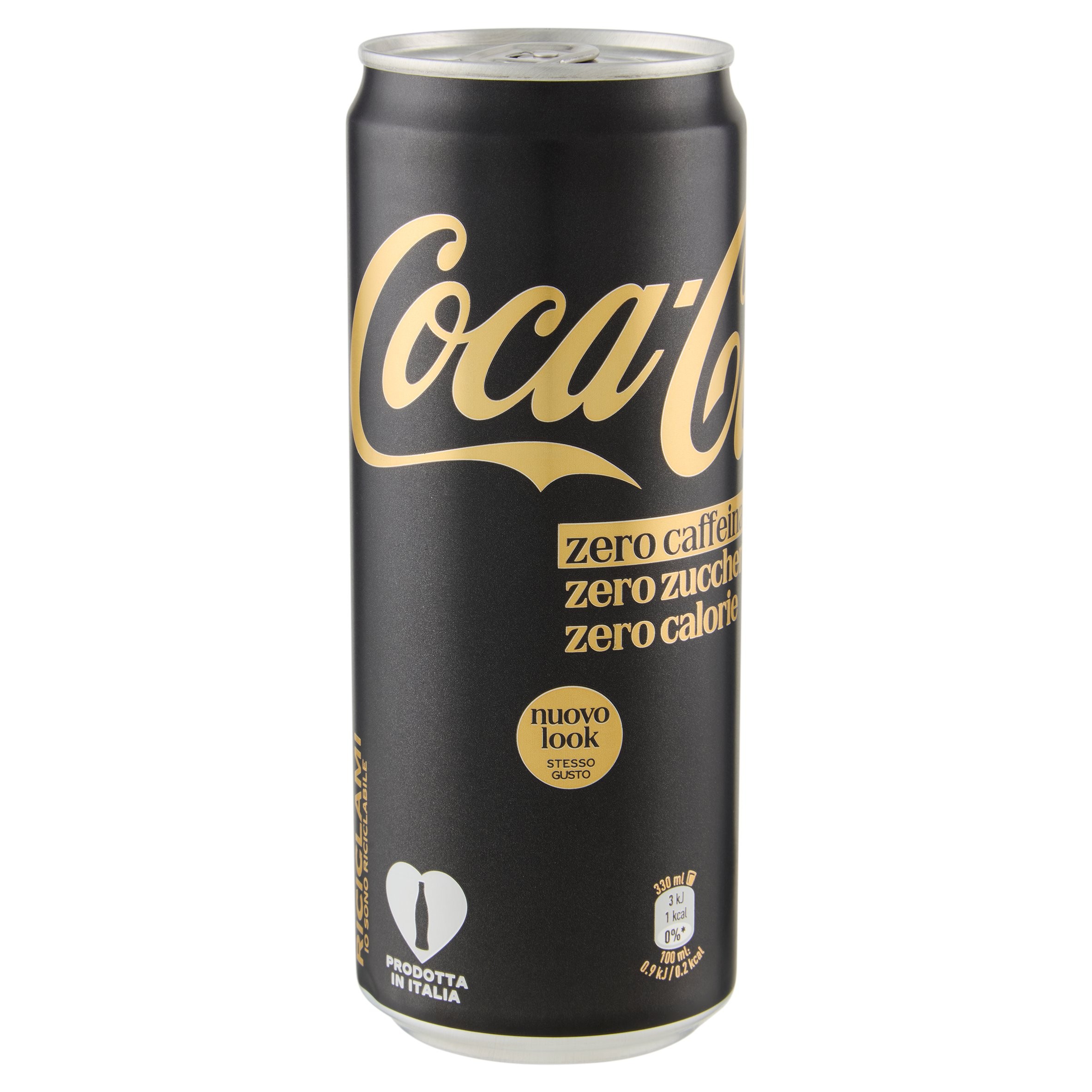 COCA COLA ZERO ZERO LATTINA SLEEK CL33X24         