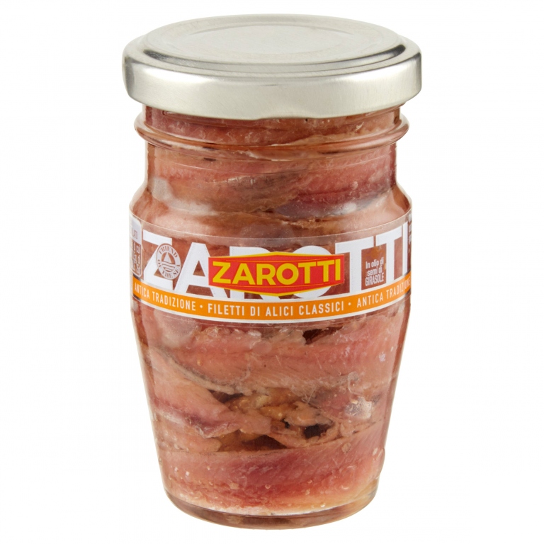 FILETTI ACCIUGHE ZAROTTI GR.80 OLIO GIRASOLE      