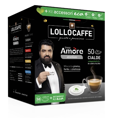 CAFFE' LOLLO CIALDA ASSOLUTOX50PZ+ KIT ACCESSORI  