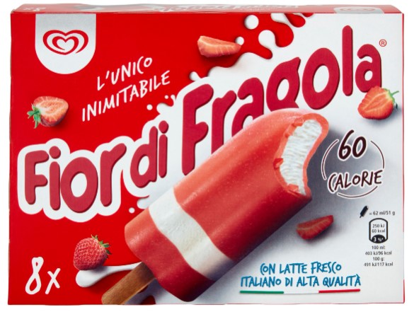 FIOR DI FRAGOLA ALGIDA MPK X8 NEW GR.408          