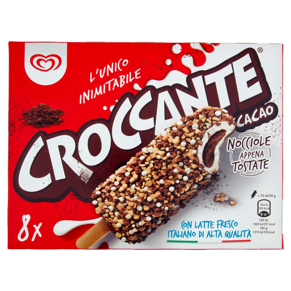 CROCCANTE CIOCCOLATO ALGIDA MPK X8 NEW GR.464
