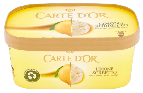 CARTE D'OR SORBETTO LIMONE CLASSIC ALGIDA NEW G500