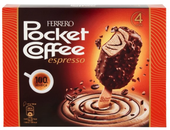 GELATO FERRERO POCKET COFFEE T1X4 GR.164          