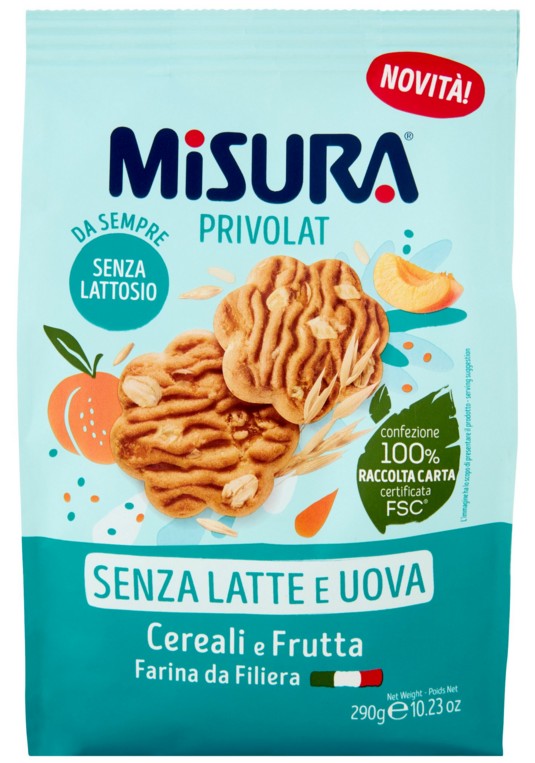 BISC.MISURA PRIVOLAT CEREALI FRUTTA GR.290        