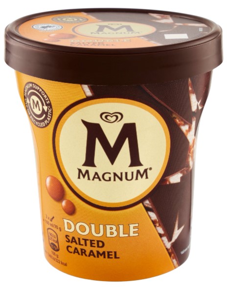 ALGIDA MAGNUM POT DOUBLE SALTED CARAMEL G310      