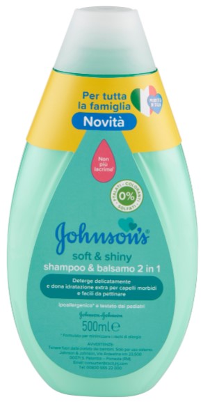 SHAMPOO JOHNSON'S 2IN1 ML.500                     