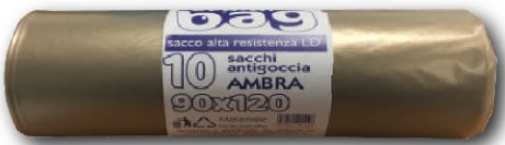 SACC.NETT.GIPACK AMBRA 90X120 A ROTOLO PZ.10      