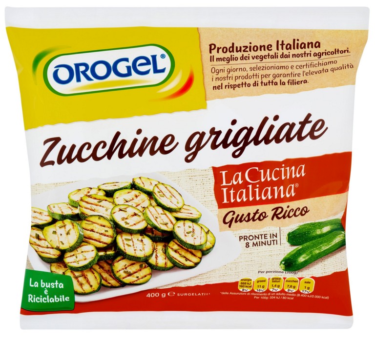 ZUCCHINE GRIGLIATE OROGEL GUSTO RICCO G450        