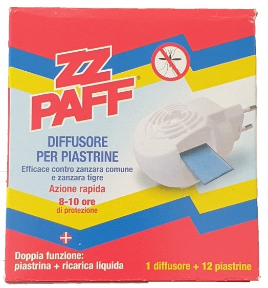 ZZ PAFF PIASTRINE ANTIZANZARE BASE+12 PIASTRINE   