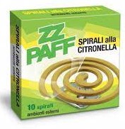 ZZ PAFF SPIRALI CITRONELLA ZANZARE X10            