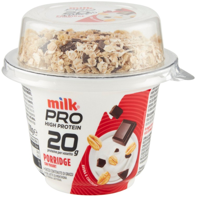 MILK PRO PORRIDGE AVENA E CIOCCOLATI FONDENTI 200G