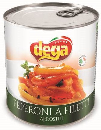 PEPERONI DEGA FILETTI ARROSTITI GR.800            