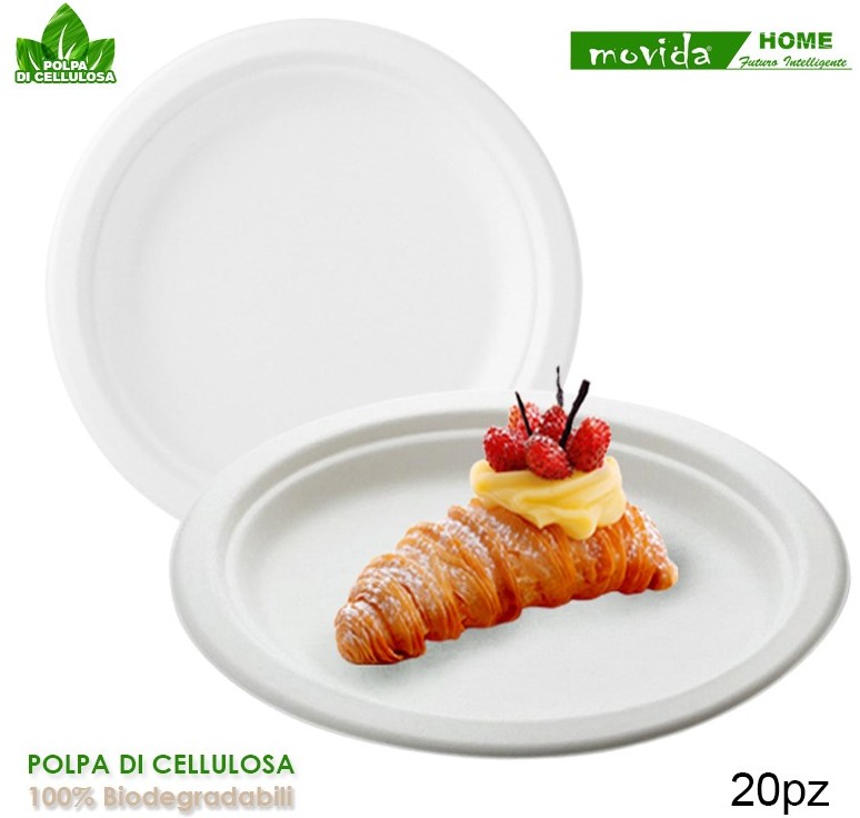 PIATTI BIO FRUTTA CM.18 PZ.20 MOVIDA              