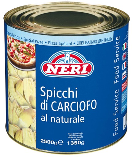 CARCIOFI NERI SPICCHI NAT. KG.2,5                 