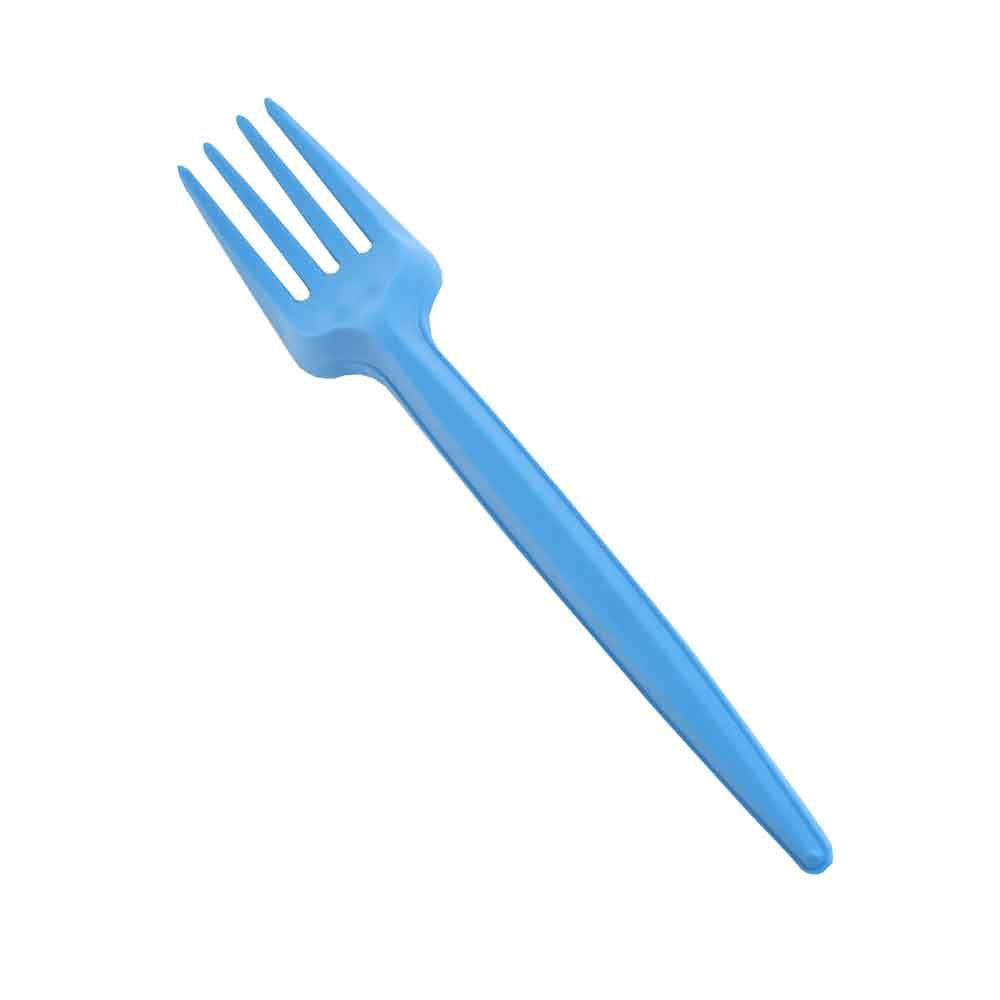 FORCHETTA BLU USOBIO PZ.20 COMPOSTABILE           