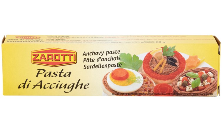 PASTA ACCIUGHE ZAROTTI GR.60                      