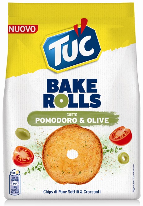 TUC BAKE ROLLS GR 150 TOMATO OLIVE                