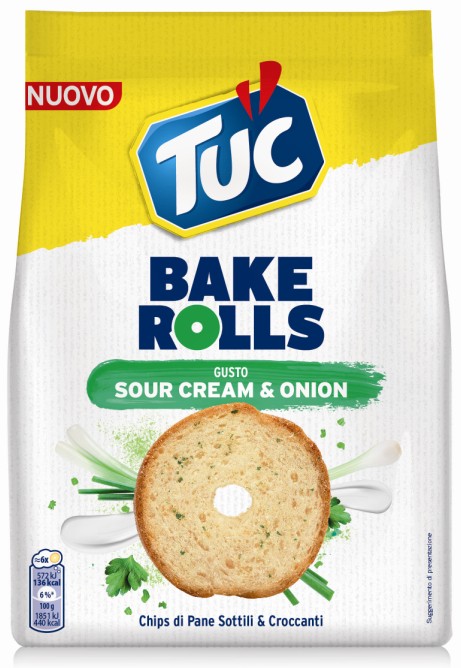 TUC BAKE ROLLS GR 150 SOUR CREAM                  