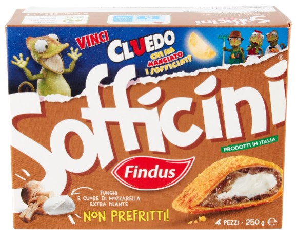 SOFFIC.FUNGHI/MOZZ.FINDUS G.250 NUOVO FORMATO     