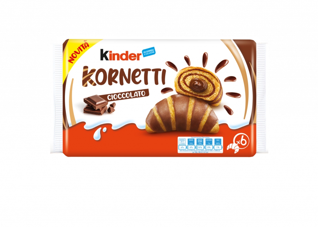 FERRERO KINDER CORNETTI CIOCCOLATO T6 GR.252      