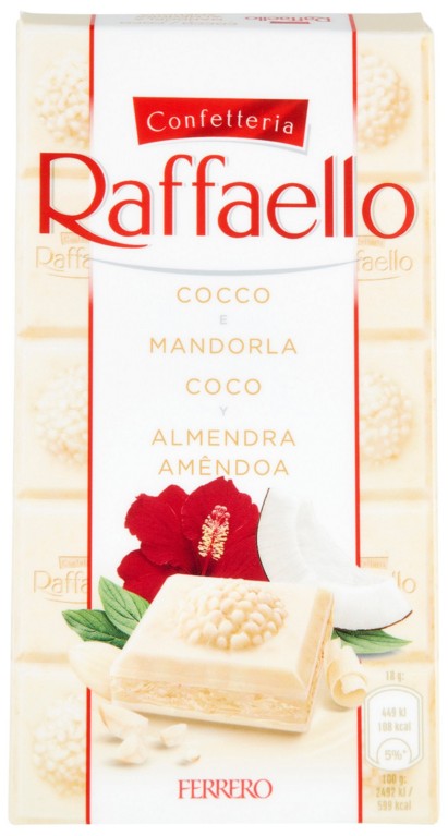 FERRERO RAFFAELLO TAV. COCCO/MAND. GR.90          