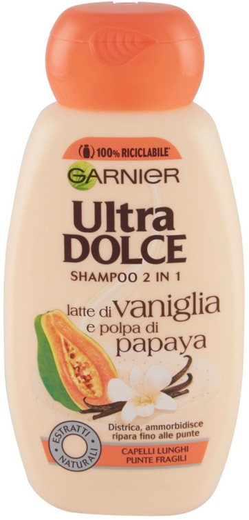 SHAMPOO ULTRA DOLCE ML.250 VANIGLIA-PAPAYA NEW    