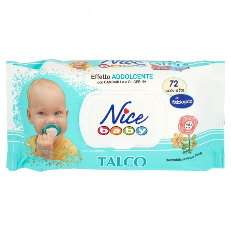 SALV.NICE BABY TALCO PZ.72 C/COPERCHIO            