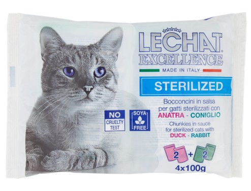 MONGE LECHAT EXCELLANCE BS GATTO ANATRA+CONIG.G400