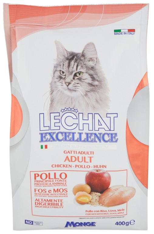 MONGE LECHAT EXCELLENCE ADULT SECCO GATTO G.400   