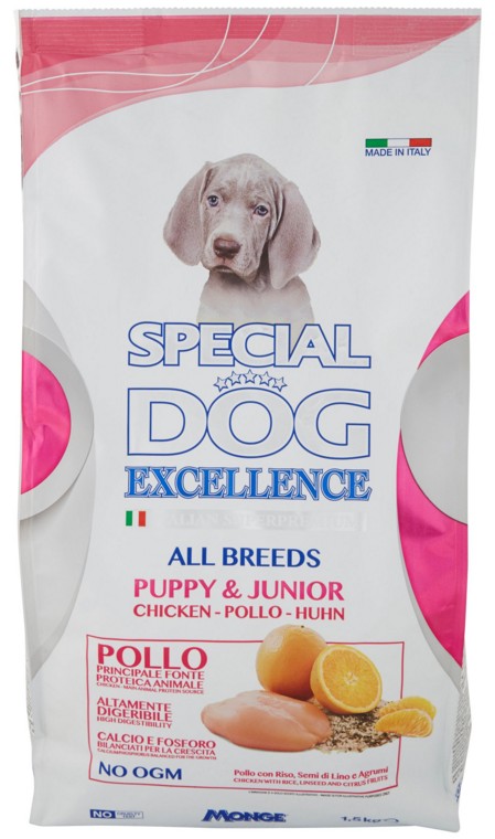 MONGE SPECIAL DOG EXCELL.CROCC.PUPPY JUNIOR KG.1,5