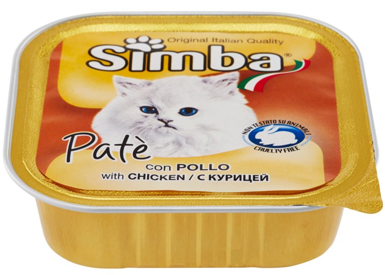 MONGE SIMBA GATTO VASCH.POLLO GR.100              