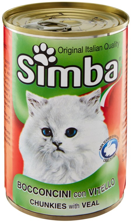 MONGE SIMBA GATTO MANZO BOCCONCINI GR.415 LATT.   