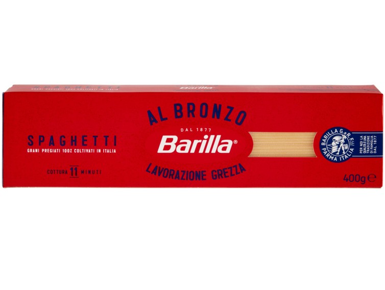 PASTA BARILLA AL BRONZO SPAGHETTI GR.400          