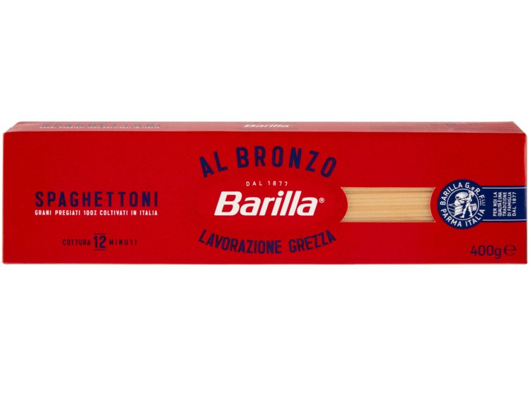 PASTA BARILLA AL BRONZO SPAGHETTONI GR.400        