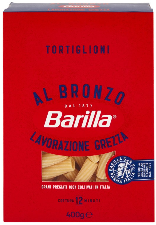 PASTA BARILLA AL BRONZO TORTIGLIONI GR.400        