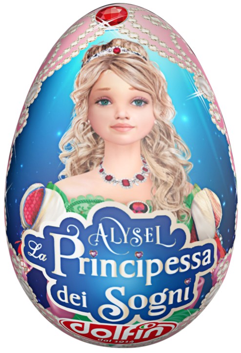 OVETTI MAXI DOLFIN PRINCIPESSA GR.110 C/SORPRESA