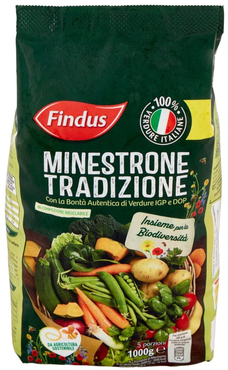 MINESTRONE TRADIZIONE FINDUS IGP/DOP KG.1         